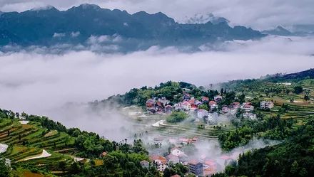 雨滴泪痕