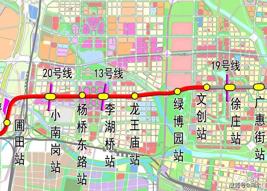 郑州地铁8号线最新版线路图发布